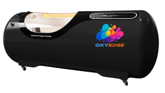 OxyEdge Hard Tube Hyperbaric Chamber in black